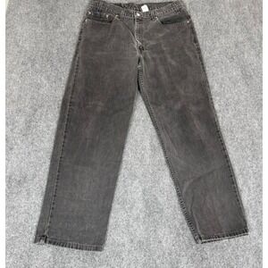 Y2K Levi Strauss 550 Levi's Mens Black Jeans Relaxed Straight Leg 38X32 USA Made
